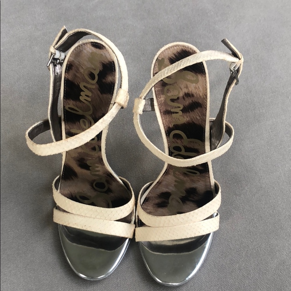 Sam Edelman open toe heels